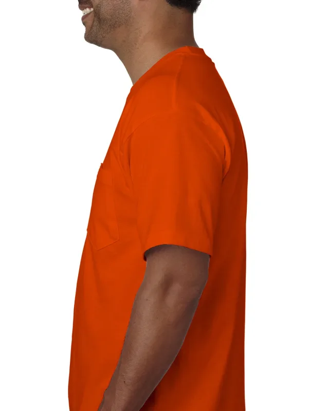 Bayside Unisex USA Made Midweight Pocket T-Shirt — view 21