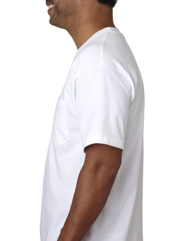 Bayside Unisex USA Made Midweight Pocket T-Shirt — view 3
