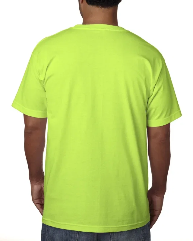 Bayside Unisex USA Made Midweight Pocket T-Shirt — view 4