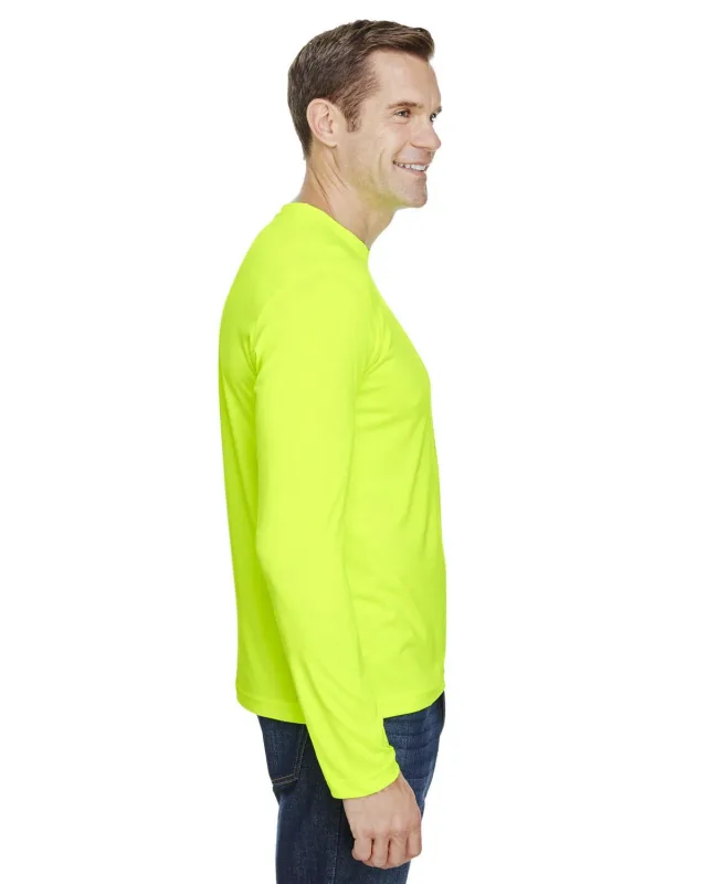 Bayside Unisex USA Made Performance Long-Sleeve T-Shirt — view 3