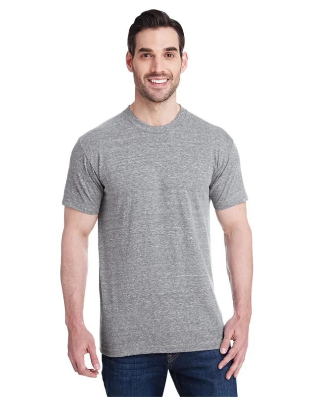 Bayside Unisex USA Made Triblend T-Shirt — view 2