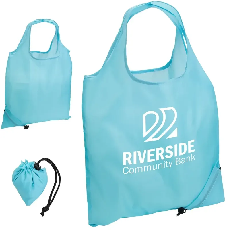 Bazaar RPET Folding Reusable Tote Bag — view 6