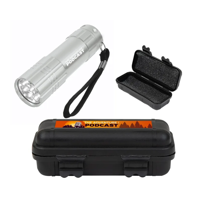 Be Adventurous Hard Case Flashlight Set — view 4