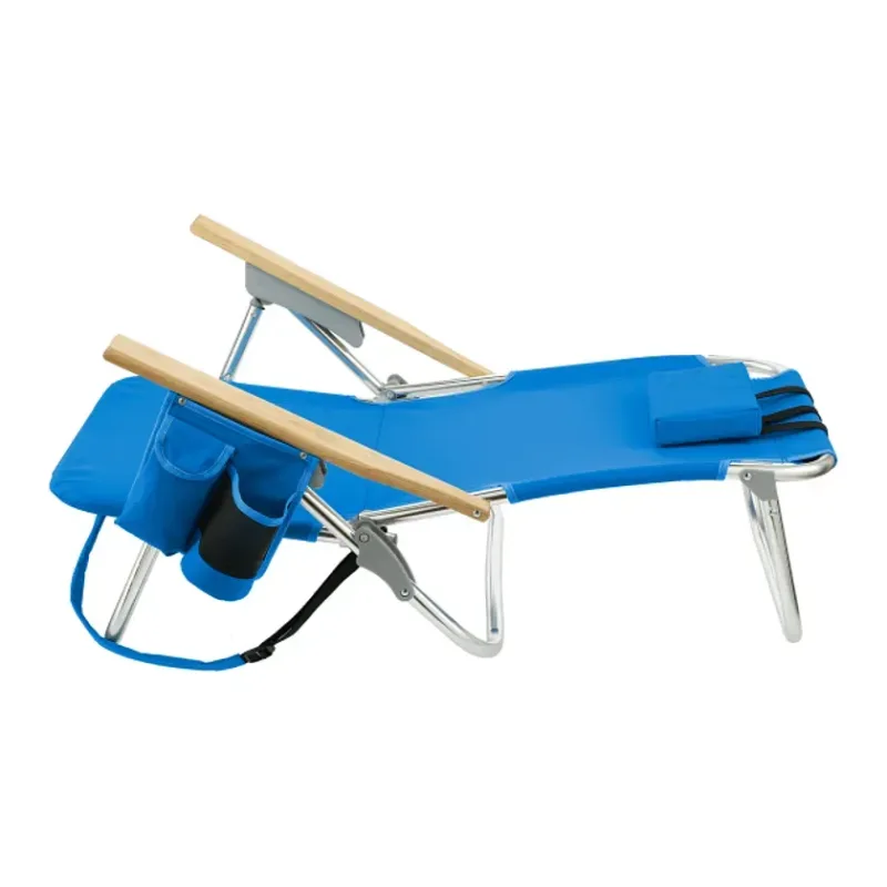 Custom Logo Beach Chair with Detachable Pillow - 300lb Capacity — view 3