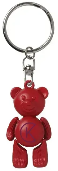 Imprinted Bear Keytag