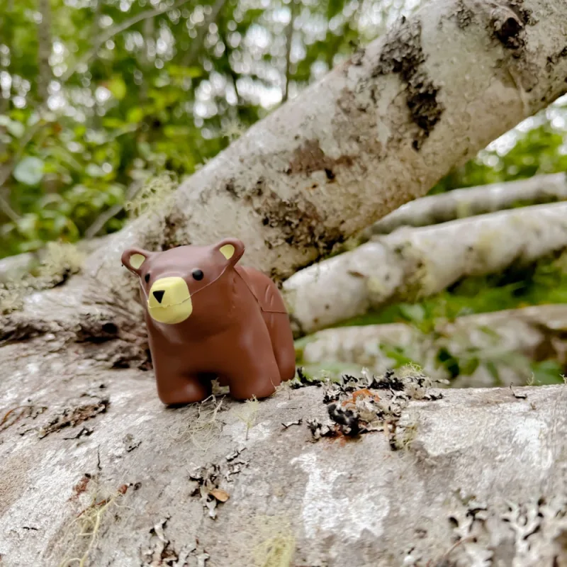 Imprinted Brown Bear Stress Reliever — view 4