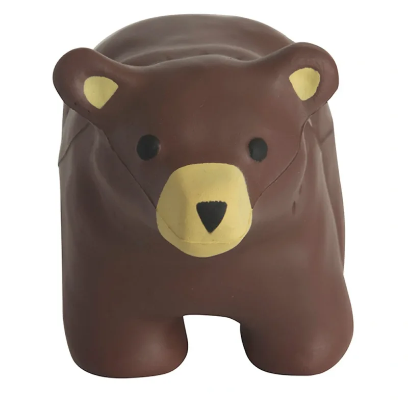Imprinted Brown Bear Stress Reliever — view 5