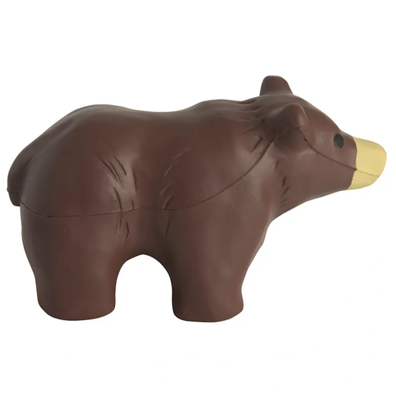 Imprinted Brown Bear Stress Reliever — view 7