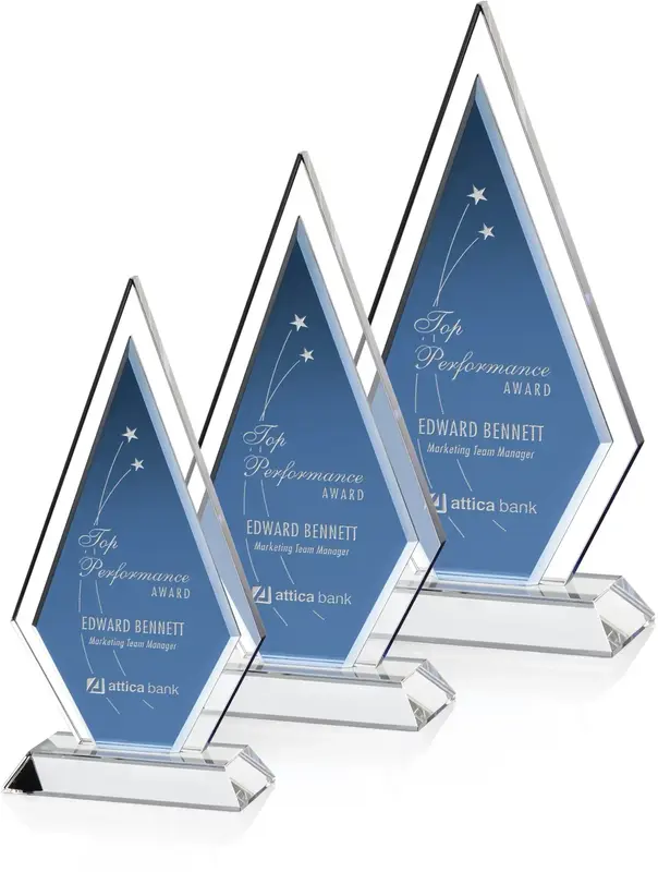 Customizable Crystal Diamond Award