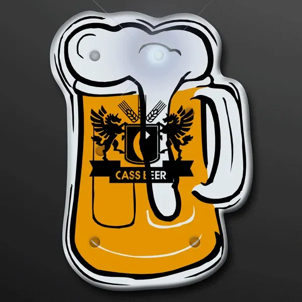 Beer Mug Blinking Lights