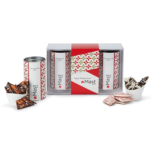 Belgian Chocolate Bark Trio Gift Set