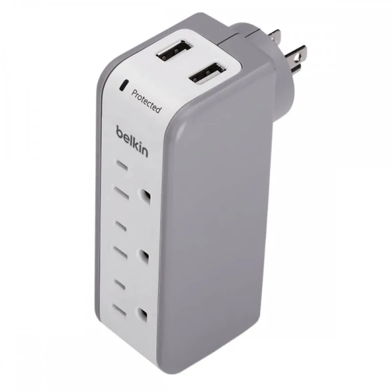 Belkin 3 Outlet Surge Protector with USB Ports — view 2