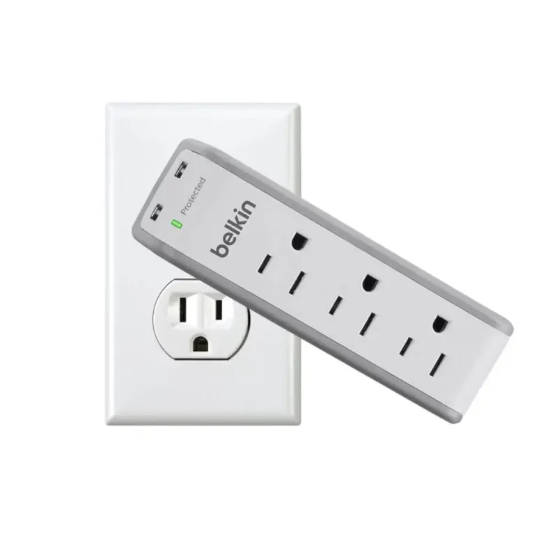 Belkin 3 Outlet Surge Protector with USB Ports — view 3