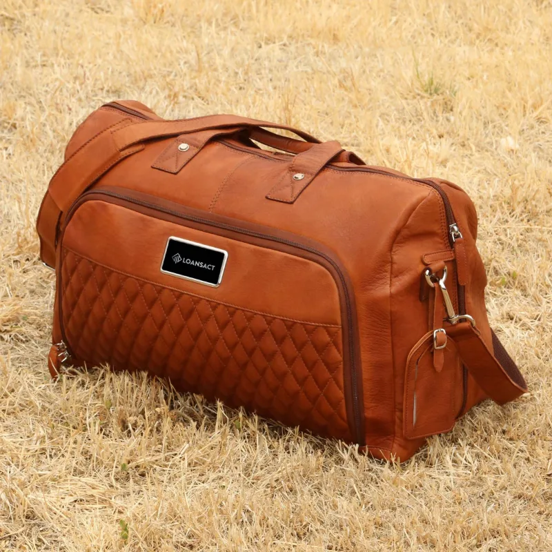 Bell Canyon Leather Duffel Bag — view 3
