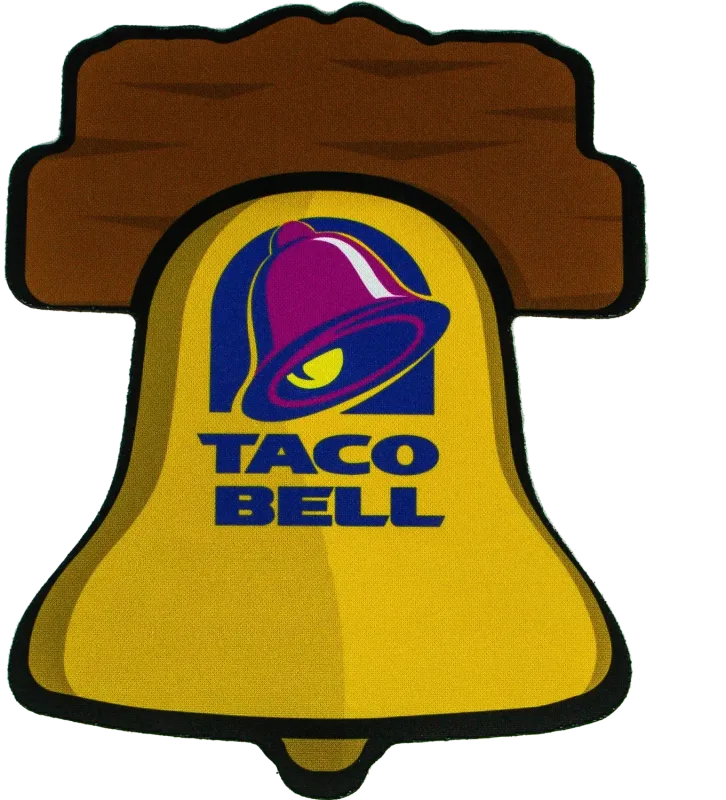 Custom Sublimated Bell Mouse Pad - 6.38"x8"x0.125" — view 2