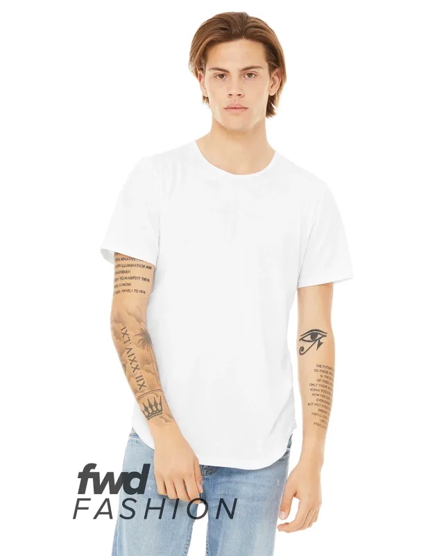 Bella + Canvas FWD Fashion Men's Curved Hem Short Sleeve T-Shirt — view 2