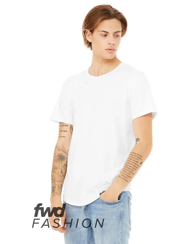 Bella + Canvas FWD Fashion Men's Curved Hem Short Sleeve T-Shirt — view 3