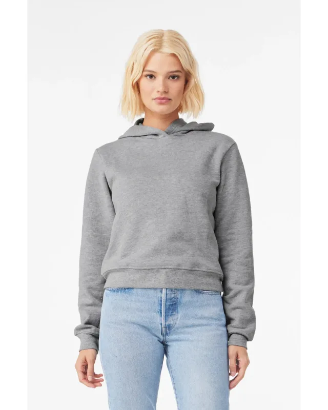 Bella + Canvas Ladies' Classic Pullover Hooded Sweatshirt — view 2