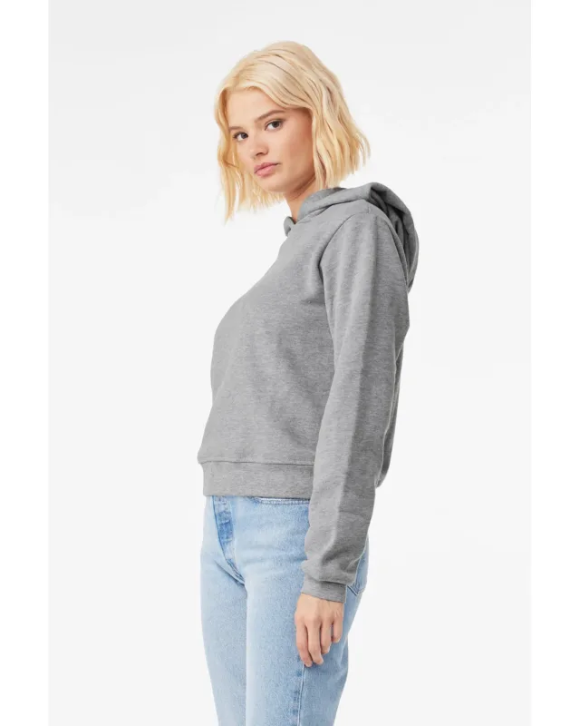 Bella + Canvas Ladies' Classic Pullover Hooded Sweatshirt — view 3