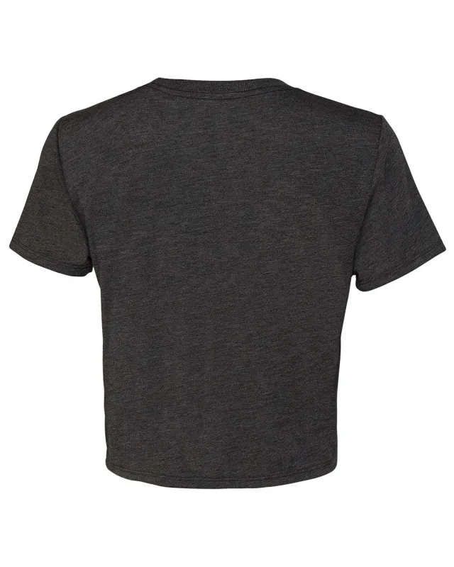 Bella + Canvas Ladies' Flowy Cropped T-Shirt — view 25
