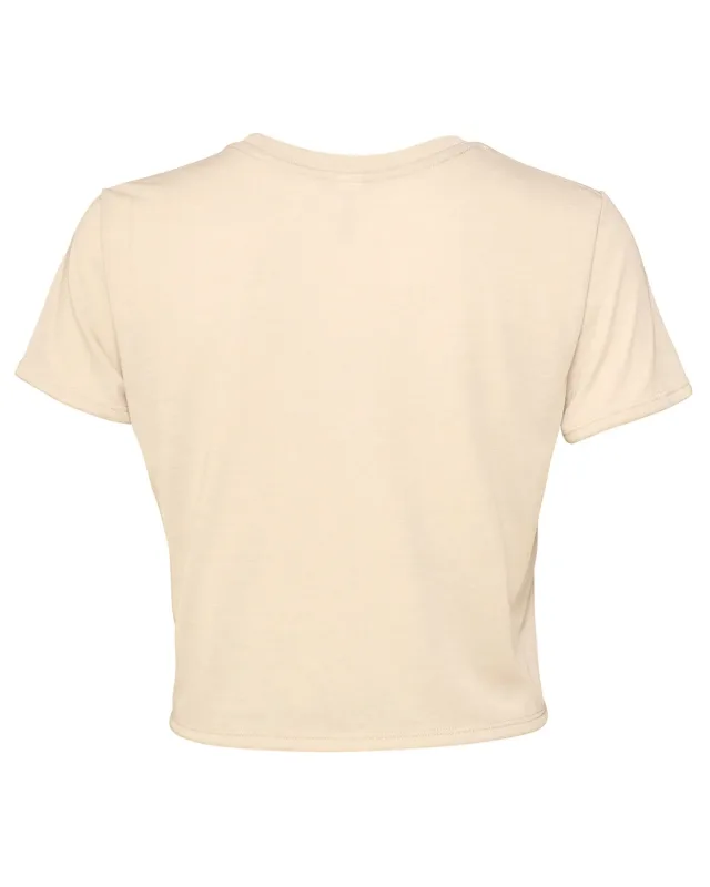 Bella + Canvas Ladies' Flowy Cropped T-Shirt — view 9