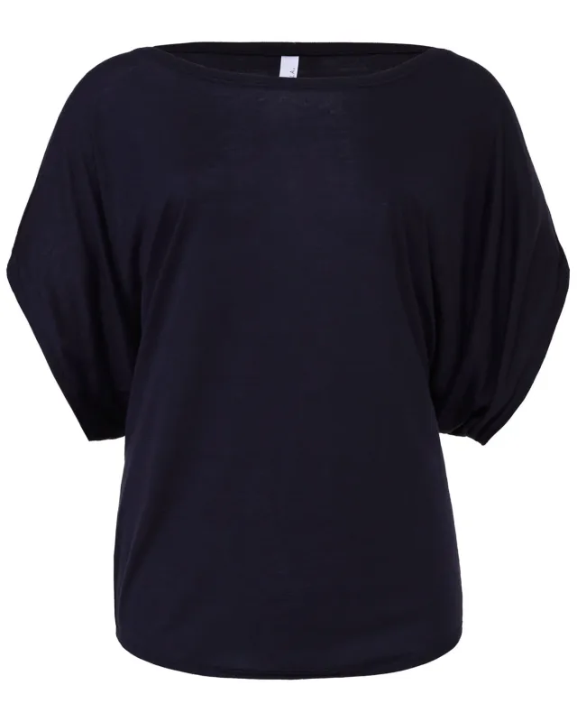 Bella + Canvas Ladies' Flowy Draped Sleeve Dolman T-Shirt — view 11