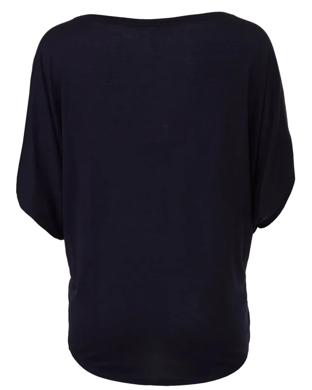 Bella + Canvas Ladies' Flowy Draped Sleeve Dolman T-Shirt — view 13