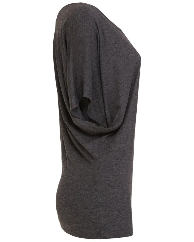 Bella + Canvas Ladies' Flowy Draped Sleeve Dolman T-Shirt — view 21