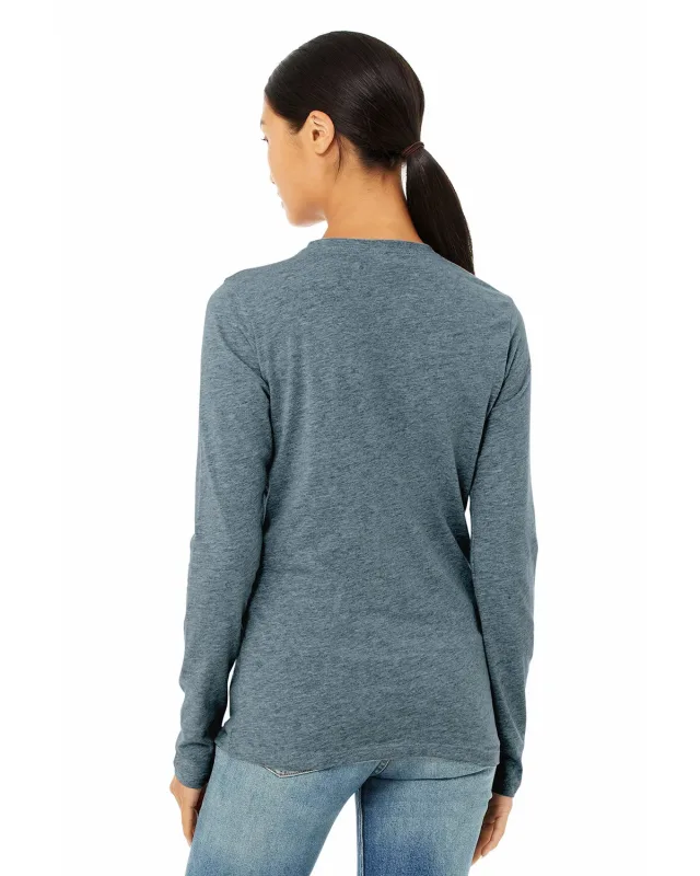 Bella + Canvas Ladies' Jersey Long-Sleeve T-Shirt — view 13