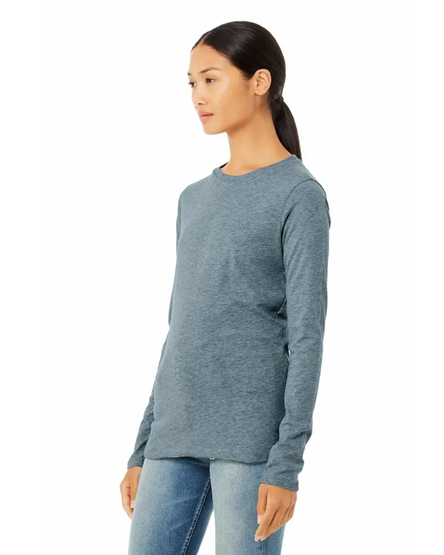 Bella + Canvas Ladies' Jersey Long-Sleeve T-Shirt — view 15