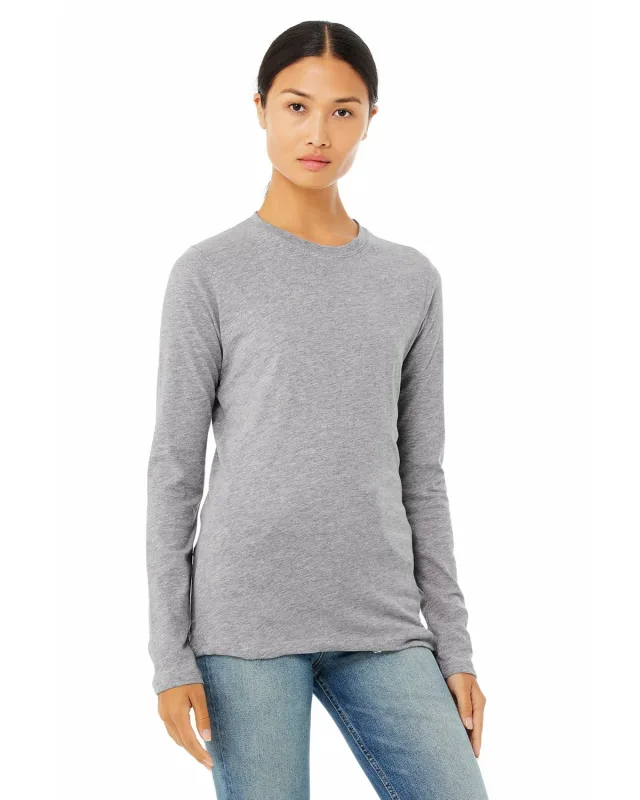 Bella + Canvas Ladies' Jersey Long-Sleeve T-Shirt — view 21