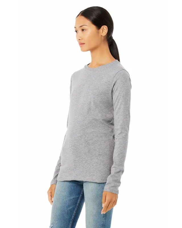 Bella + Canvas Ladies' Jersey Long-Sleeve T-Shirt — view 22