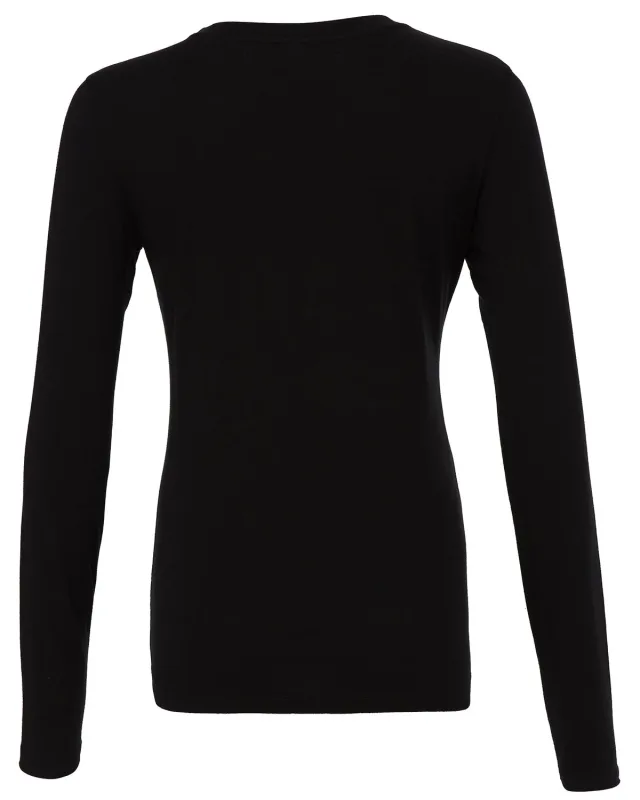 Bella + Canvas Ladies' Jersey Long-Sleeve T-Shirt — view 25
