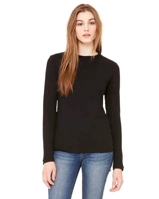 Bella + Canvas Ladies' Jersey Long-Sleeve T-Shirt — view 27