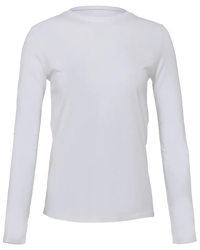 Bella + Canvas Ladies' Jersey Long-Sleeve T-Shirt — view 3