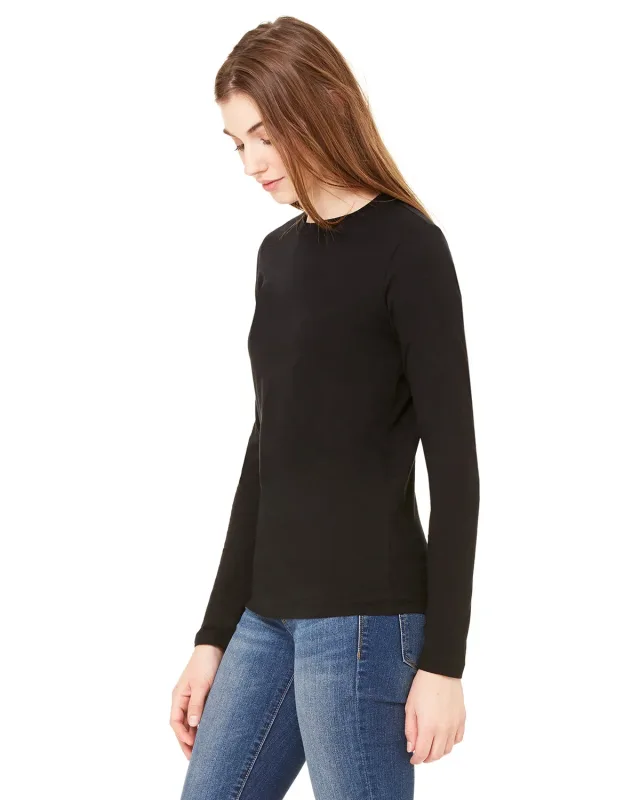Bella + Canvas Ladies' Jersey Long-Sleeve T-Shirt — view 31