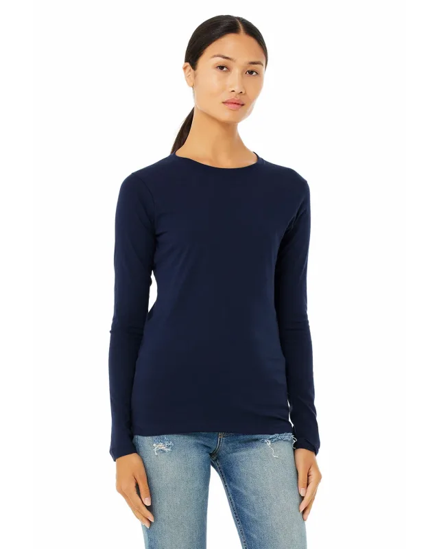 Bella + Canvas Ladies' Jersey Long-Sleeve T-Shirt — view 35