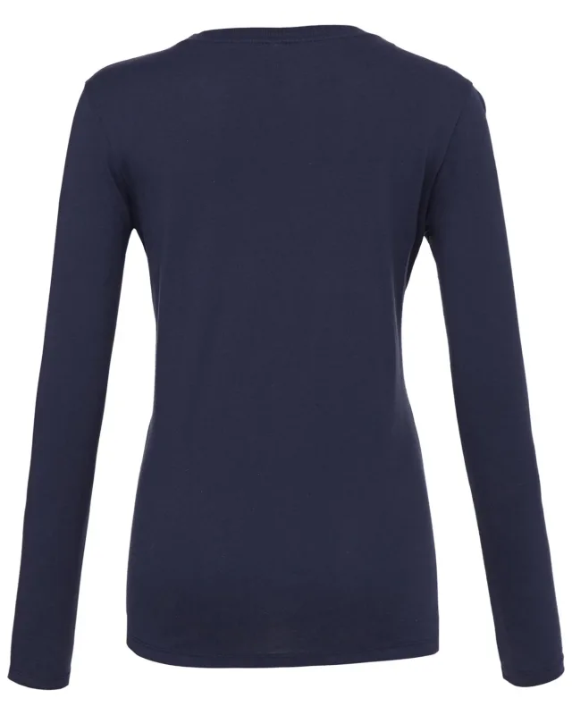 Bella + Canvas Ladies' Jersey Long-Sleeve T-Shirt — view 36