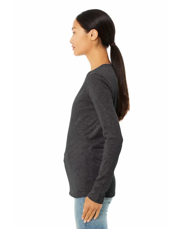Bella + Canvas Ladies' Jersey Long-Sleeve T-Shirt — view 47