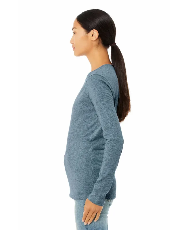 Bella + Canvas Ladies' Jersey Long-Sleeve T-Shirt — view 54