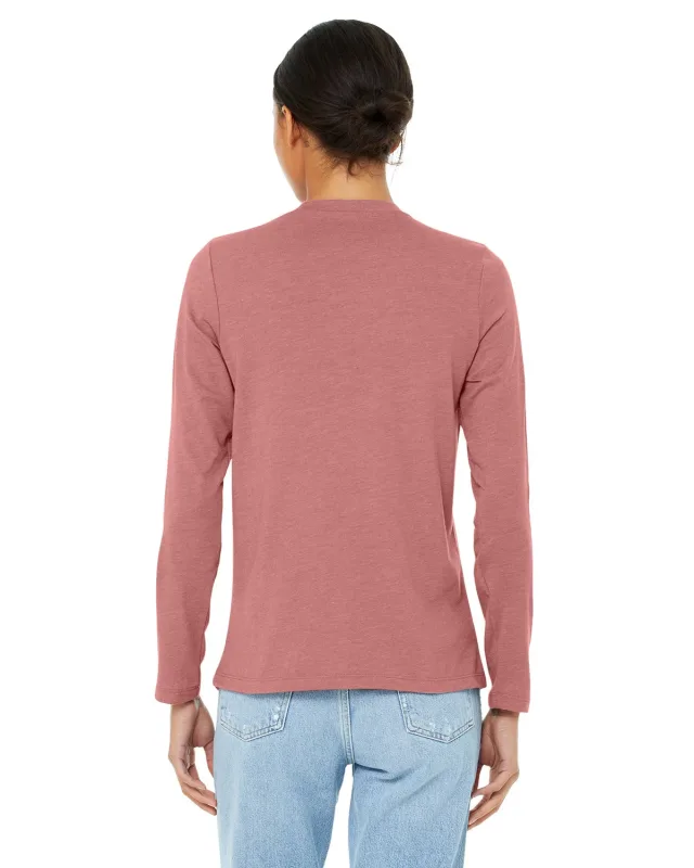Bella + Canvas Ladies' Jersey Long-Sleeve T-Shirt — view 55