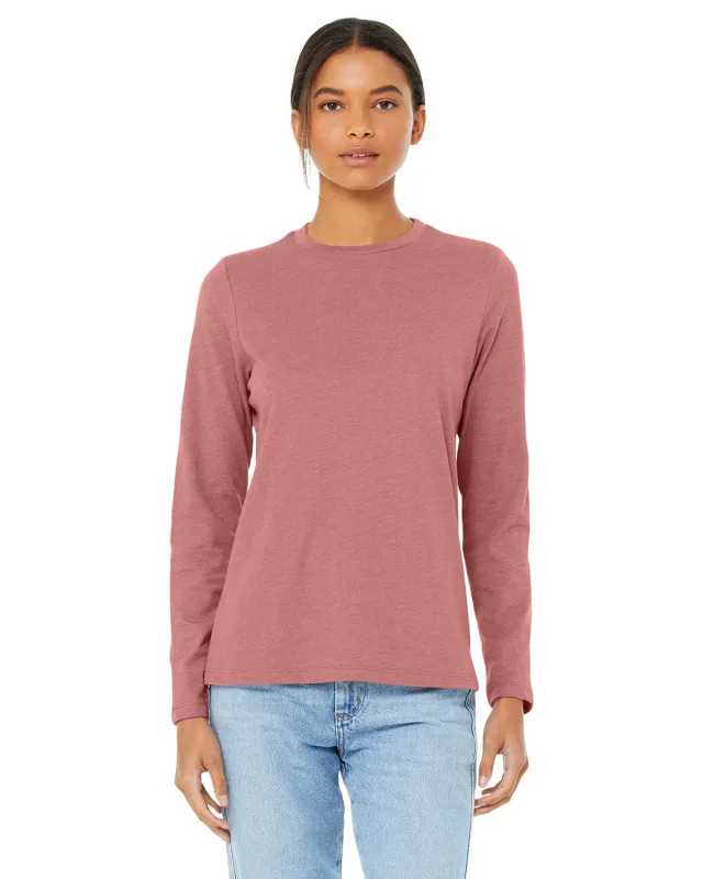 Bella + Canvas Ladies' Jersey Long-Sleeve T-Shirt — view 56