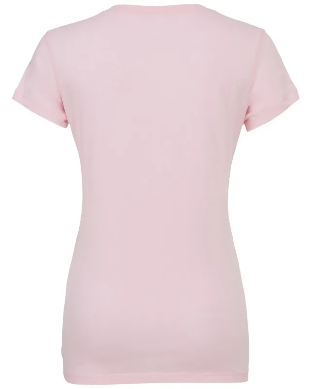Bella + Canvas Ladies' Jersey Short-Sleeve V-Neck T-Shirt — view 13