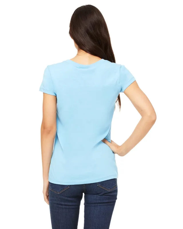 Bella + Canvas Ladies' Jersey Short-Sleeve V-Neck T-Shirt — view 26