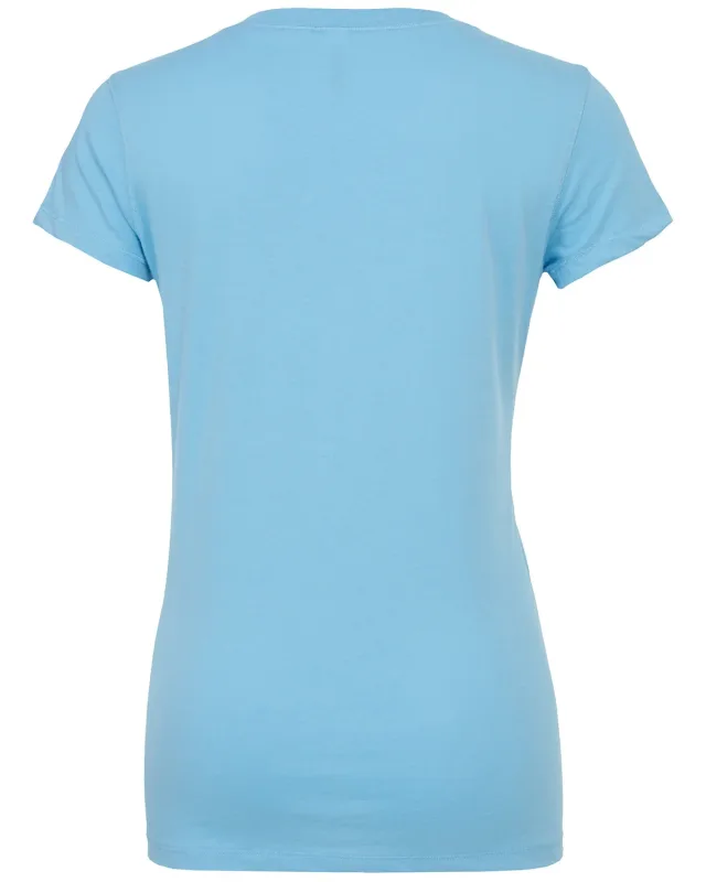 Bella + Canvas Ladies' Jersey Short-Sleeve V-Neck T-Shirt — view 30