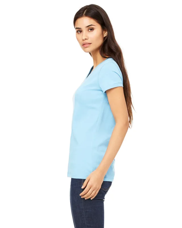 Bella + Canvas Ladies' Jersey Short-Sleeve V-Neck T-Shirt — view 33