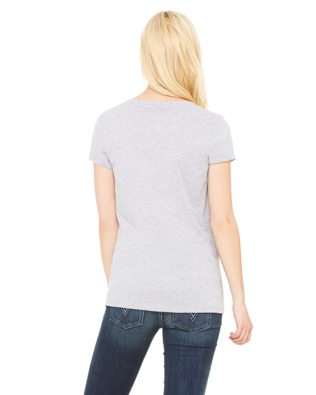 Bella + Canvas Ladies' Jersey Short-Sleeve V-Neck T-Shirt — view 34
