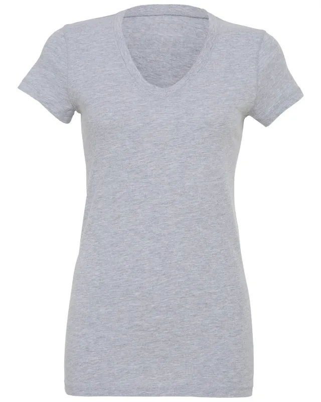 Bella + Canvas Ladies' Jersey Short-Sleeve V-Neck T-Shirt — view 36