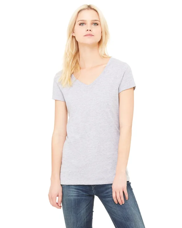 Bella + Canvas Ladies' Jersey Short-Sleeve V-Neck T-Shirt — view 37