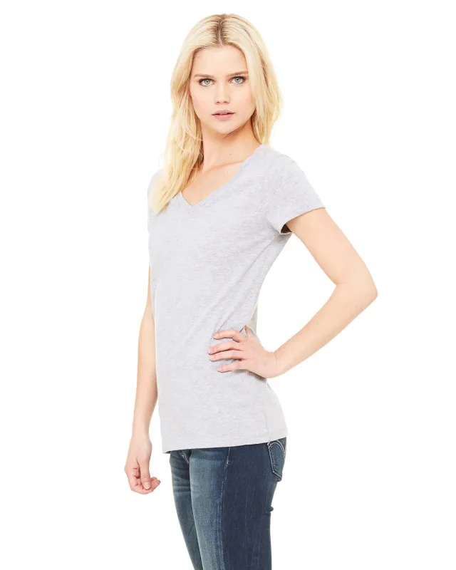 Bella + Canvas Ladies' Jersey Short-Sleeve V-Neck T-Shirt — view 41